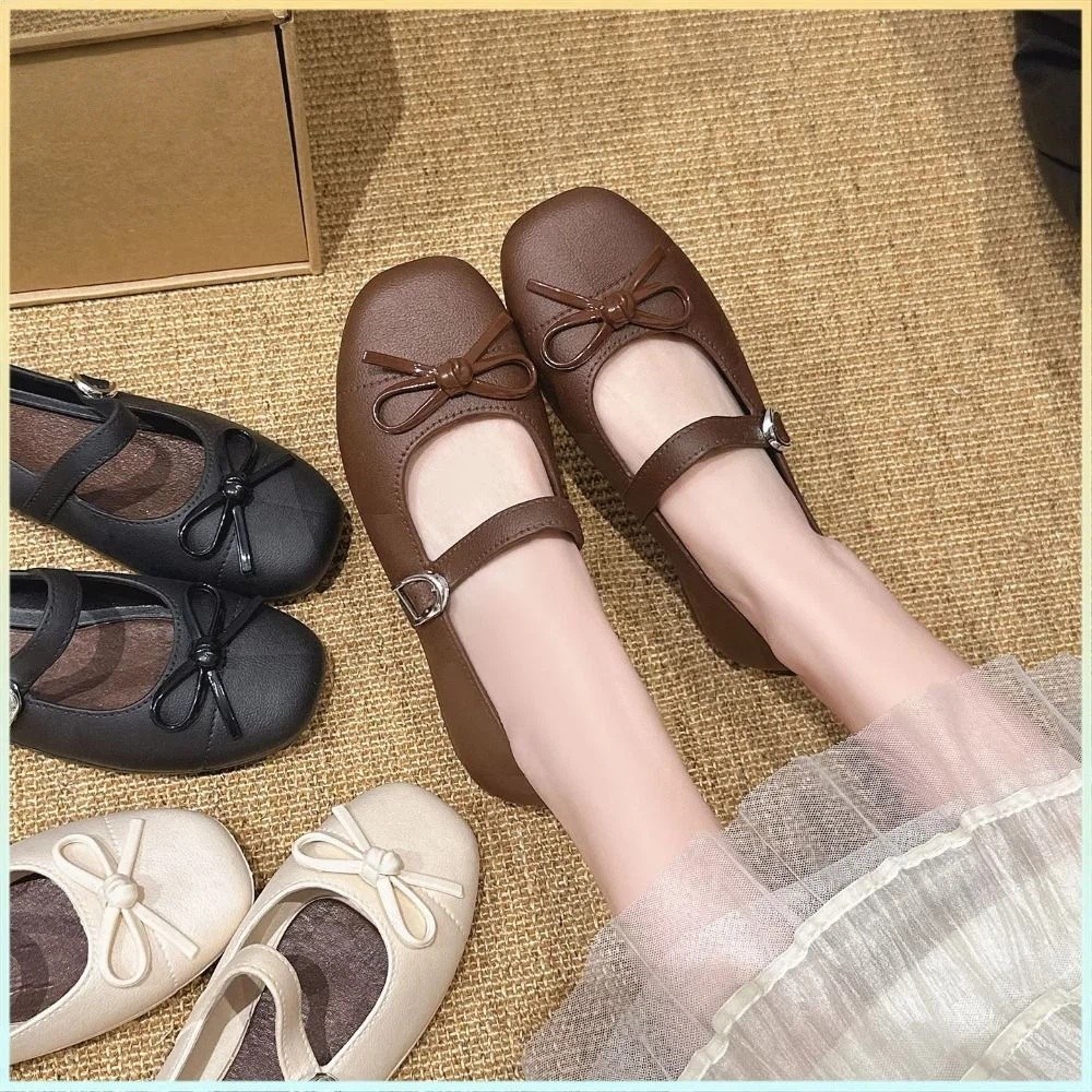 Mule Slip On - Sandali da donna con fiocco di