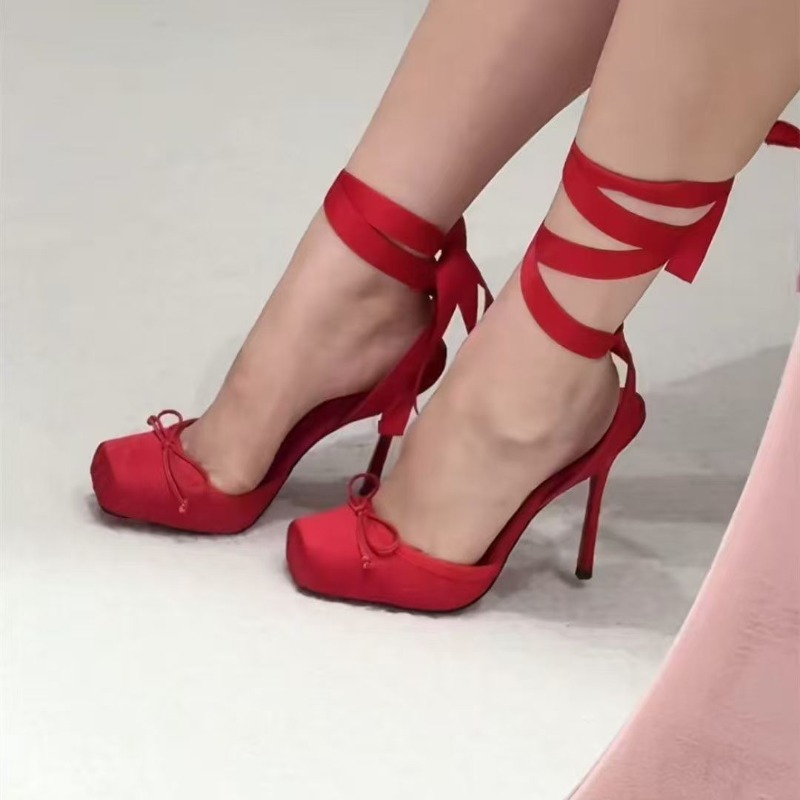 Scarpe rosse con tacco alto, s - Women'S Shoes Quality recensione e prezzo
