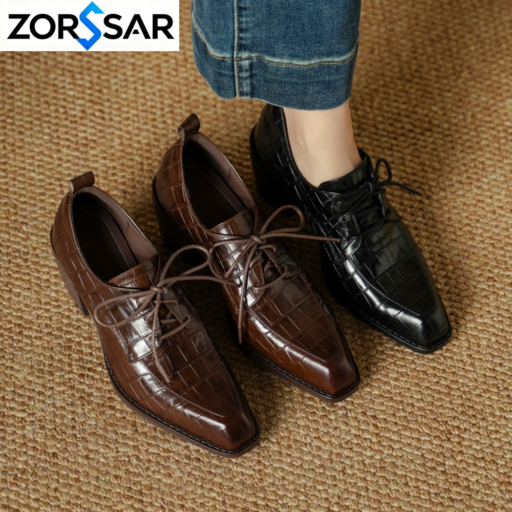 Scarpe da Donna in Vera Pelle  - Oxford Lace Up Women recensione e prezzo